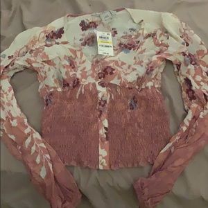 American Rag Top long sleeve crop